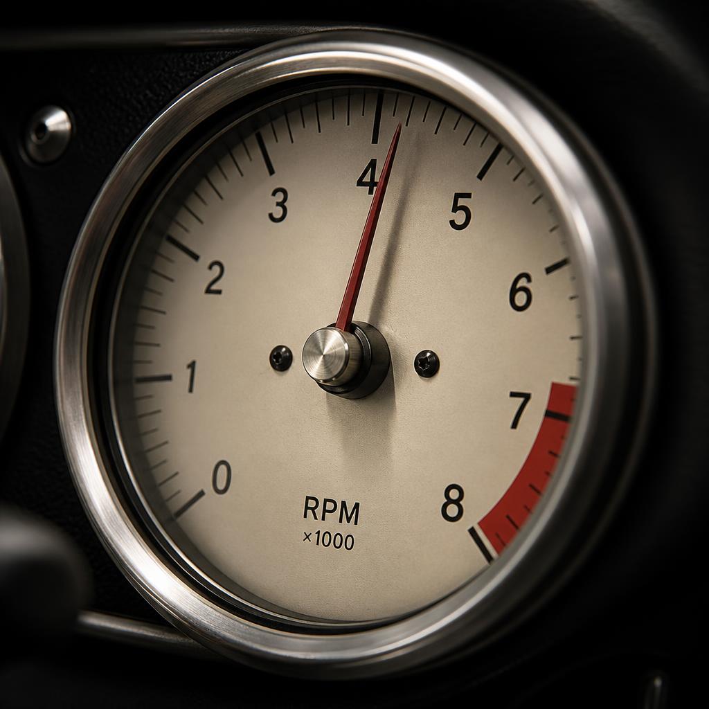 Vintage tachometer